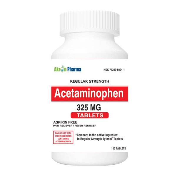 Acetaminophen Tablet 325 mg100 Tablets