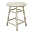 thumbnail image 2 of Costaelm Paradise Outdoor HDPE 35" Round Counter Height Patio Bar Table, Sand, 2 of 9