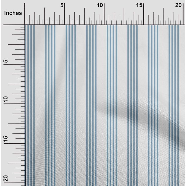 oneOone Silk Tabby Fabric Vertical Stripe Print Fabric BTY 42 Inch Wide