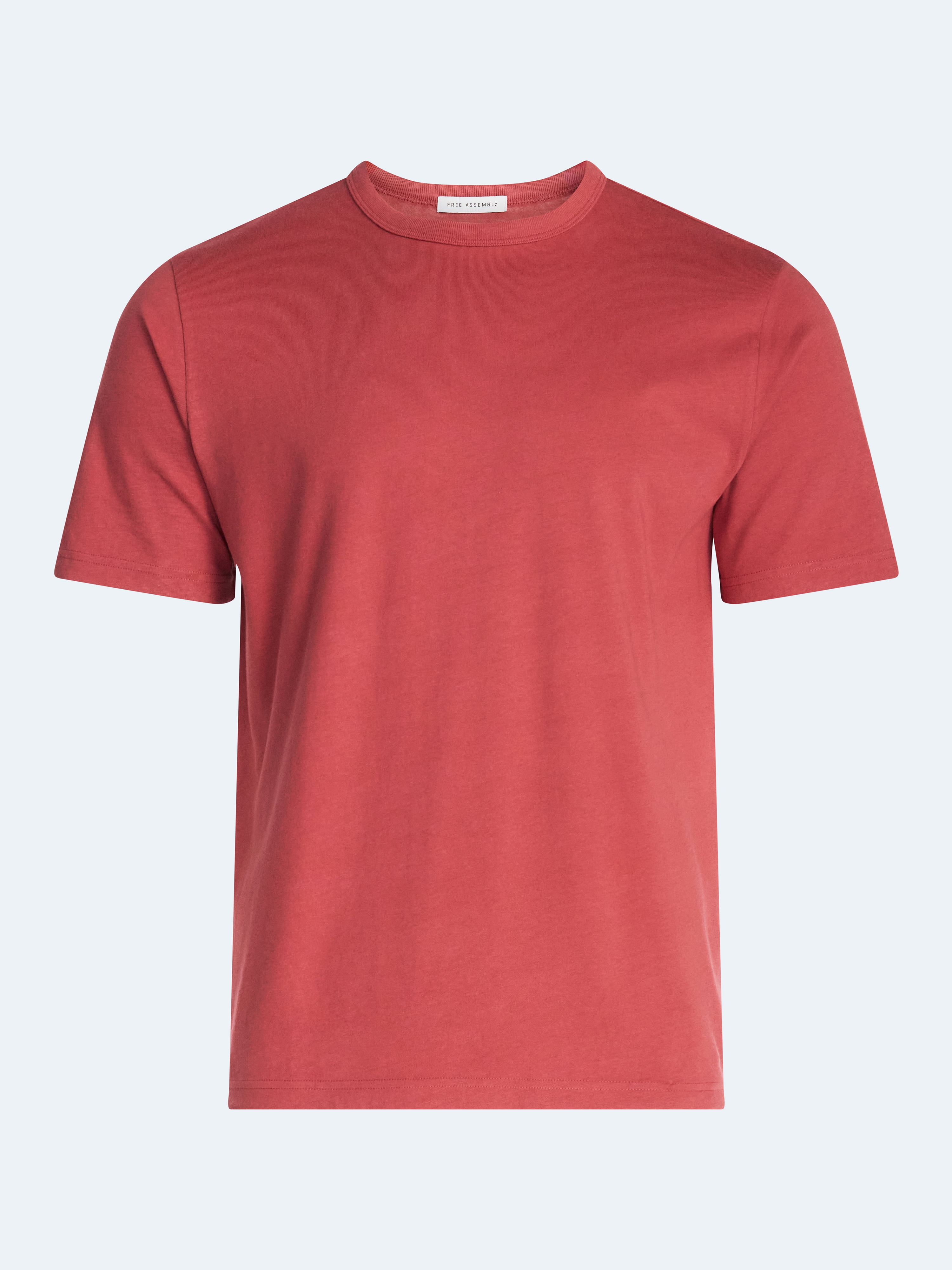 Free Assembly Men's and Big Men's Everyday Cotton Tee with Short Sleeves, Sizes S-XXXL