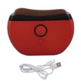 thumbnail image 1 of Dispositivo eléctrico Gua Sha Bian Stone Compresa caliente Masajeador inteligente Dispositivo de masaje recargable Rojo, 1 of 10