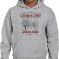 thumbnail image 2 of Bedford Falls Hoodie Sweatshirt Unisex X-Large Grey, 2 of 5