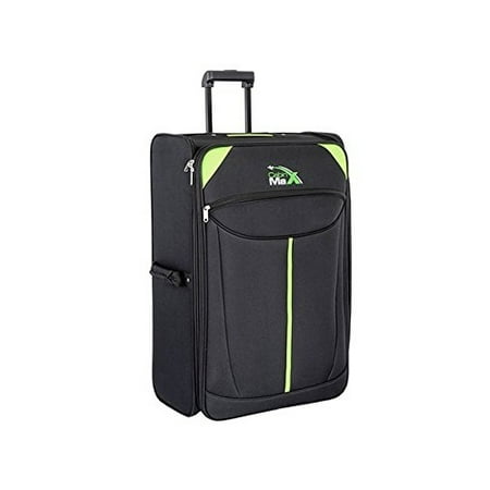 Cabin Max Global - Extra Large Lightweight Folding Trolley Suitcase (Best Cabin Luggage Suitcase)