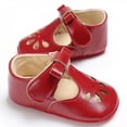 thumbnail image 3 of Newborn Baby Girls PU Leather Shoes Prewalkers Boots Non-slip Shoes First Walkers, 3 of 3