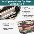 thumbnail image 3 of FORMRS Tote Bag for Women Quilted Large Capacity Travel Work Carry On Shoulder Handbag, Artistic Desert Pattern, 3 of 7