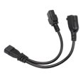 thumbnail image 1 of IEC320 C14 A C19 Y NEMA 5-20R Cable de Alimentación, IEC320 C14 A IEC320 C19 Cable de Alimentación y Divisor de 32 cm de longitud para altavoces, 1 of 7