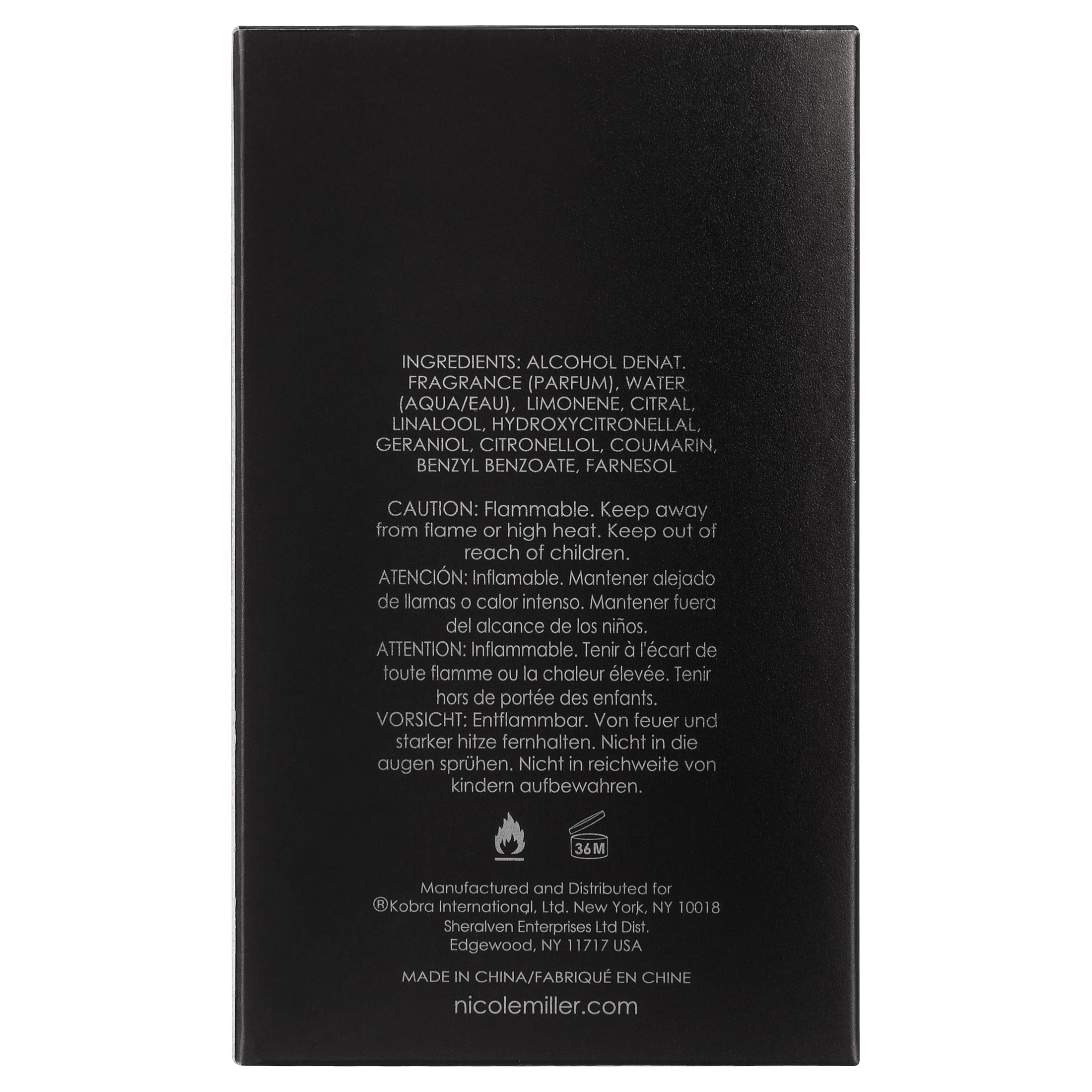 Nicole miller black cologne on sale