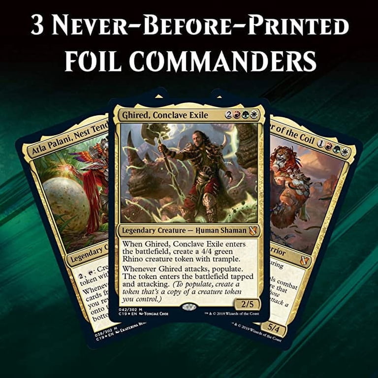 mtg red white green commander deck Mtg Commander 2019 Primal Genesis Deck [White Red Green]