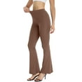 thumbnail image 3 of VASLANDA 2 Packs Flare Pants for Women - High Waist Workout Bootleg Yoga Leggings, 3 of 6