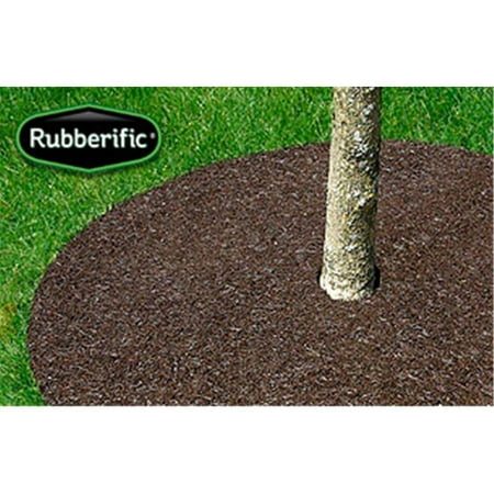 International Mulch Rubberific 36 in. Brown Tree Ring, 3 (Best Mulch For Citrus Trees)