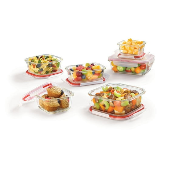 Starfrit LocknLock Glass 12-piece set, Borosilicate glass
