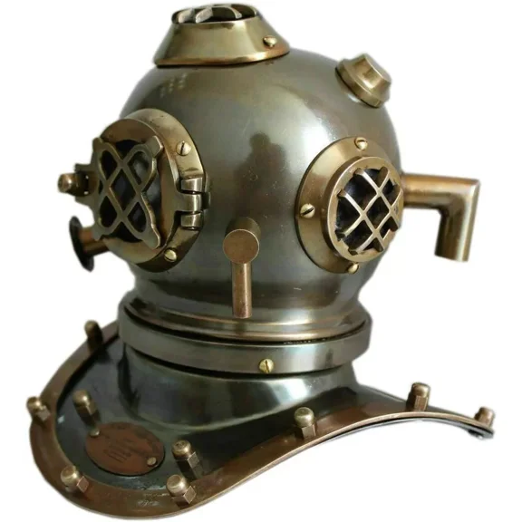 Nautical Mini Diving helmet Scuba US Navy V Mark Diver Helmet Antique Maritime Deep Sea Divers helmet