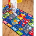 thumbnail image 6 of KC Cubs | Justice League Boys & Girl Super Hero Hopscotch Number Counting ABC Alphabet Activity Educational Learning & Game Play Area Rug Carpet for Kids and Children Bedrooms, Classroom and Playroom, 6 of 8