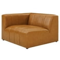 thumbnail image 3 of Loveseat Sofa, Faux Vegan Leather, Tan, Modern Contemporary Urban Design, Living Lounge Room Hotel Lobby Hospitality, 3 of 10