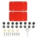 thumbnail image 5 of Sidaley 2 uds. Marco de silicona para matrícula con Kit de accesorios de tornillo soporte para matrícula con orificios de drenaje para modelos de Vehículos, repuestos y accesorios Mis No. 4 Sidaley VI009581-04, 5 of 6