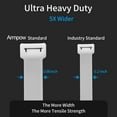 thumbnail image 4 of Heavy Duty Cable Zip Ties 40 Inches, 440lb Strength, 15 Pack, 4 of 5