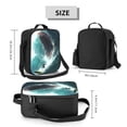 thumbnail image 2 of Balery Surfing Shark Caja de Almuerzo y Bolsa de Almuerzo para Hombres y Mujeres, Bolsa de Almuerzo Reutilizable con Gran Capacidad, Bolsa de Almuerzo Aislada, 2 of 7