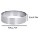 thumbnail image 4 of Billuyoard 6x cinta plateada agujero anillo tartaleta moldes para pasteles y mousse estilo Simple molde para tarta de acero inoxidable Herramientas y accesorios para hornear, 4 of 6