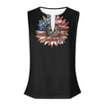 thumbnail image 4 of 50% off Clear! safuny Women's Loose Tank Tops Clearance Floral Polka Dot Print V Neck Button Casual Trendy Camisole Sleeveless Clothing Summer Beach Holiday Red S, 4 of 4