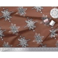 thumbnail image 2 of Soimoi Poly Georgette Fabric Floral Block Decor Fabric Printed Yard 42 Inch Wide, 2 of 3