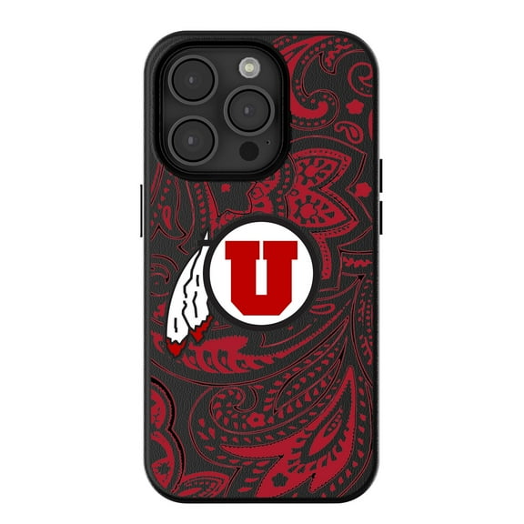 Keyscaper Utah Utes Paisley iPhone Magnetic Bump Case