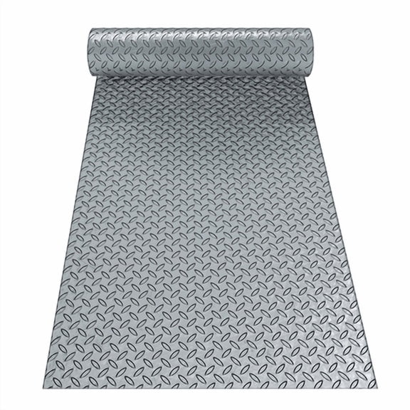 GZCW Garage Floor Mat,Anti-slip Texture PVC Garage Flooring Roll for under Car Parking Protect,Thickened Floor Mat for Garage,Water/Stain Resistant (230x610cm)
