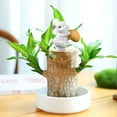 thumbnail image 6 of Fwttom Small Easter Bunny Sculpture Spring Resin Bunny Decor Farmhouse Party Ornament Easter Basket Stuffers, 6 of 7