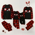 thumbnail image 5 of Christmas Pajamas for Family Christmas Tree Print Pajamas Buffalo Plaid Reindeer Xmas Pjs Clothes Sleepwear Pajama Sets Womens Pajama Sets, 5 of 6