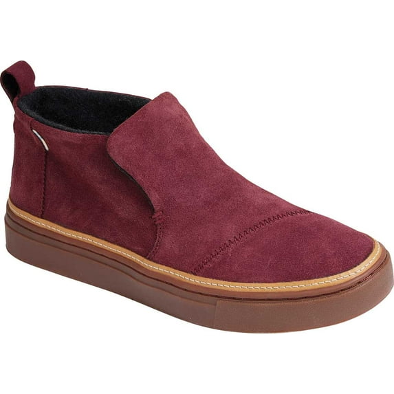 Women's TOMS Paxton Winterized Mid Cut Slip-on Raisin Suede 7 M