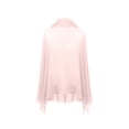 thumbnail image 5 of PBFRDSJ Women's Y2K Open Front Cardigan Textured Lettuce Trim Long Sleeve Loose Streetwear Chiffon Cover Up, 5 of 7