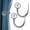 Chrome, variant on Handmade Metal Curtain Holdbacks 2pcs, Decoration Chrome Curtain Tie Back Hooks for Wall, Heavy Duty Side Holders Tiebacks Accessories for Drapes Drapery Window