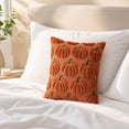thumbnail image 6 of Tdxkok Halloween Flannel Embroidered Cushion Cover B Stitched Throw Pillow Case Fall Festival Decor Sleeve Cozy Sofa Couch Decor Pillow Protector, 6 of 6