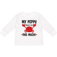 thumbnail image 3 of Inktastic My Poppy Loves Me Grandchild Boys or Girls Long Sleeve Toddler T-Shirt, 3 of 5