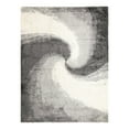 thumbnail image 3 of Unique Loom Soft Touch Shag Collection Area Rug - Selin (9' 10" x 13' 1" Rectangle Smoke Gray/Ivory), 3 of 7