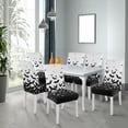 thumbnail image 5 of Halloween Chair Covers for Dining Room Set Of 6, Halloween Bats Stretch Dining Chair Cover 6 Pieces, Washable Kitchen Parsons Chair Slipcovers 6 Pack, Removable Seat Protector for Home and Party, 5 of 6