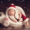 thumbnail image 5 of NAFUU Baby Boys Girls Clothes Christmas Outfit Santa Sleeveless Vest Long Pants Xmas Hat 3Pcs Sets Baby Holiday Party Photo Outfits Trendy Outfit 12-18 Months, 5 of 9