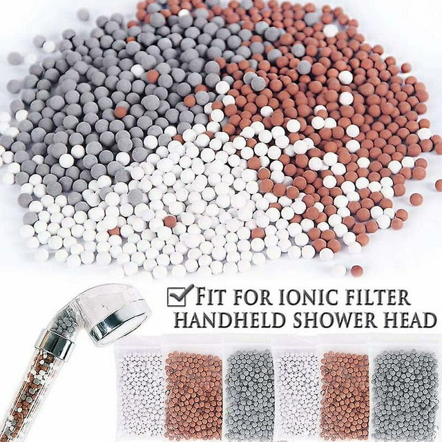 Shower Balls Kit 6 Month Refill Shower Filter for Anti-Limescale Shower Head, Shower Balls, Anti-Limescale Filter based on Negative Ion Beads