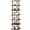 Black+rustic Brown-7 Tier-Single Row, variant on 7 Tier-Single Row White+sonoma Oak Shoe Rack, Vertical Slim Free Standing Storage Organizer for Entryway Bedroom Closet