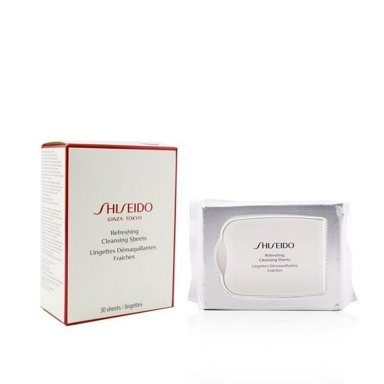 Shiseido Refreshing Cleansing Sheet - Makeup Remover Wipes for