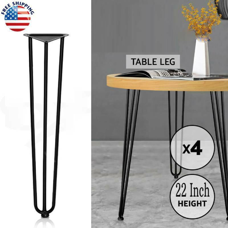 8" Hairpin Solid Iron Metal Coffee Table Leg Desk Furniture Legs Details about   Hot Set of 4 