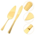 thumbnail image 6 of CIMAXIC Golden Cake Cutter and ula, Comfortable Grip, Strong Steel, Baking Tools 2Sets, 6 of 6