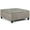 Gray Taupe, variant on Trent Home 36" Transitional Square Coffee Table Ottoman in Brown Faux Leather