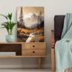 thumbnail image 5 of Qisvanset 12x16 Inch Autumn Mountain Forest Canvas Wall Art, Warm Earth Tone Rustic Nature Home Wall Decor, 5 of 8