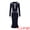 Navy Blue, variant on DARING DIVA Women's Long Sleeve Sweater Ruffled Trim Dress S White