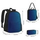 thumbnail image 2 of Easygdp teal blue Mochila para Niños y Niñas con Set de Caja de Almuerzo y Estuche para Lápices 3 en 1, Mochila Escolar Estampada para Adolescentes, 2 of 7