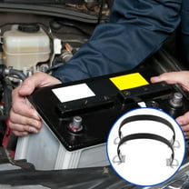 GOOHOCHY Car Cable Battery Lifter Strap Black 2Pcs