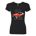 thumbnail image 2 of Wild Bobby, Ford '76 Gran Torino Vintage Car Cars and Trucks Womens Slim Fit Junior Tee, Black, Small, 2 of 3