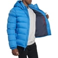 thumbnail image 2 of Chaqueta Tommy Hilfiger para hombre, con capucha, acolchada, color azul brillante, talla M, 2 of 3