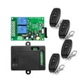 thumbnail image 1 of Télécommande Sans Fil 433Mhz AC220V 2CH Relais Rf Universel Récepteur et Émetteur pour Contrôle de Porte de Garage et Moteur de Portail, Facile à Installer, 1 of 7