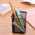 thumbnail image 4 of Tahtuvzn Storage & Organization Iron Metal Mesh Pen Baskets Stationery-office Supplies Desktop Buckets Home Decor, 4 of 5